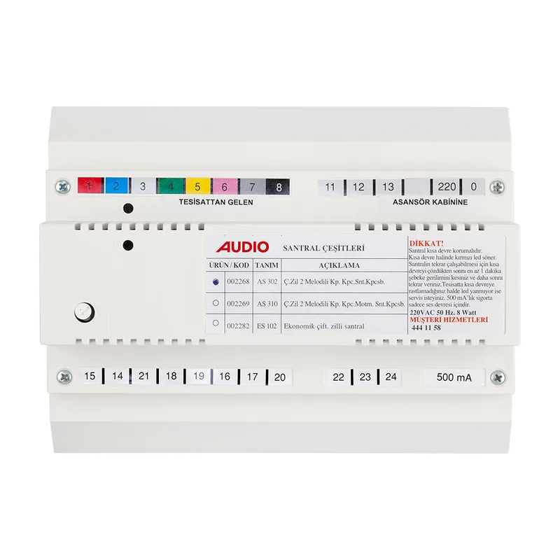 AS 302 Santral (Kapıcılı Çift Zilli 2 Melodili)