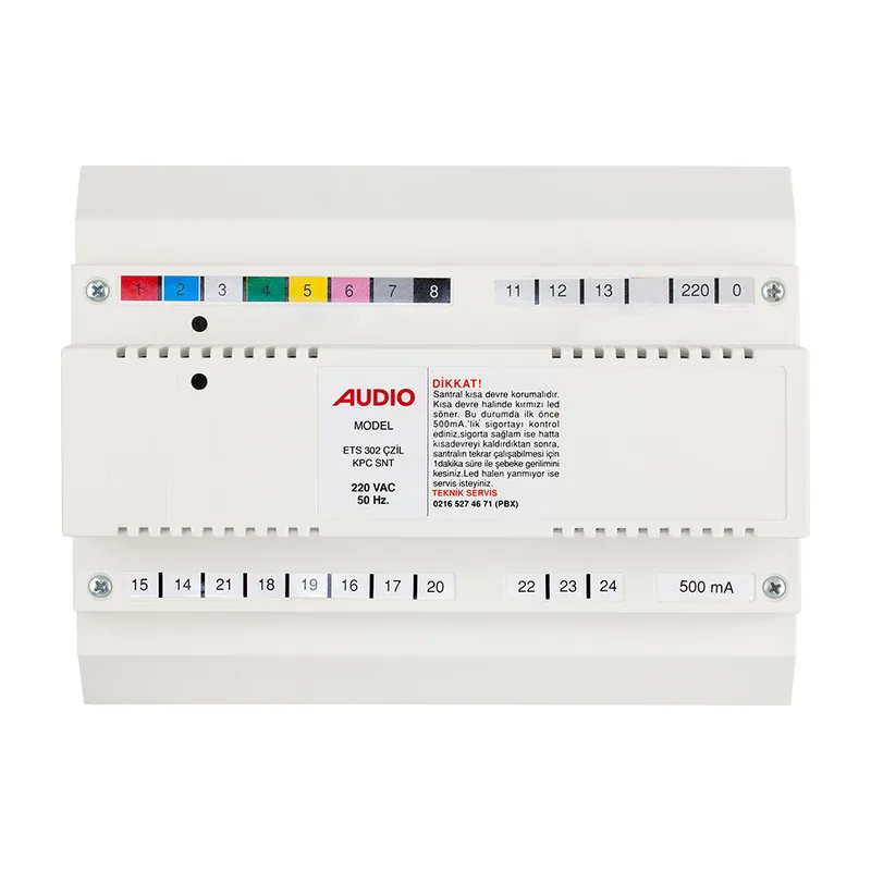 FTS 304 (Kapıcılı, Çift Zilli, Merd. Otom. Kapı Seçmeli Santral)