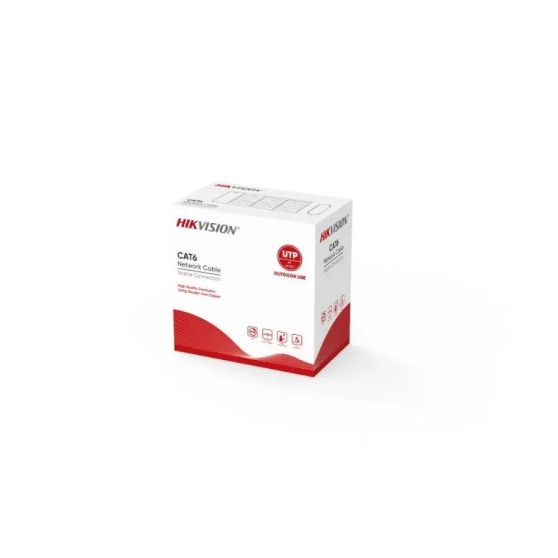 DS-1LN6OUSPE Cat6 U/UTP PE Dış Ortam Network Kablosu 23 AWG 305 Metre (%99.95 Saf Bakır)