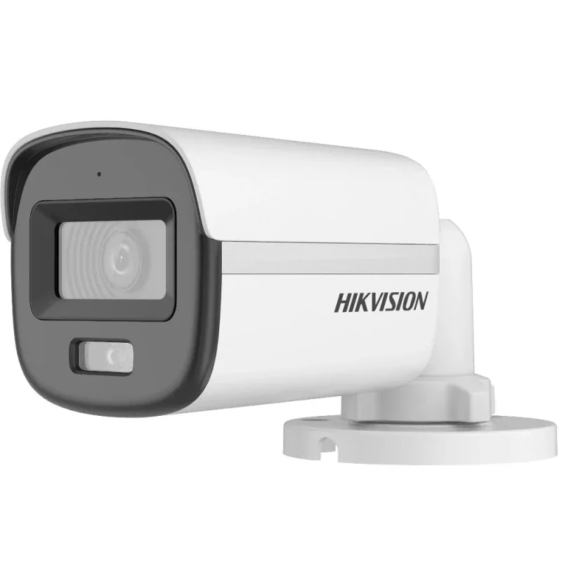 DS-2CE10KF0T-LPFS 3K Smart Hybrid Light ColorVu Sabit Lensli Mini Bullet HD-TVI Kamera (Dahili Mikrofon, IP67)