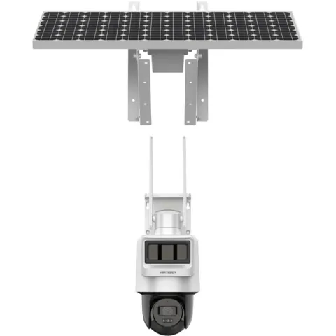 DS-2DE2C400IWG-K/4G/C09S20 4 MP 4G Güneş Enerjili PT Güvenlik Kamerası Seti (20W Solar Panel + 90Wh Batarya)