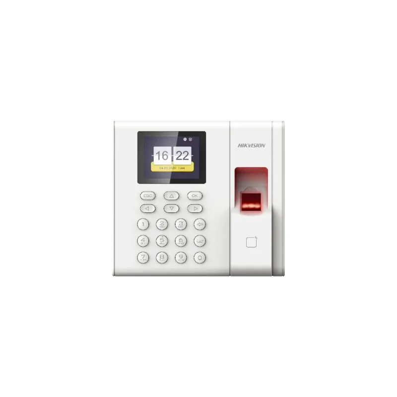 DS-K1A8503MF-B Parmak izi MIFARE kart okuyuculu (LCD, keypad ve bataryalı) bağımsız terminal