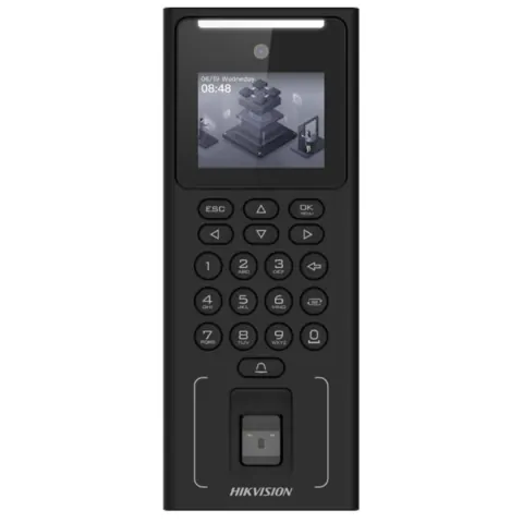 DS-K1T321MFX Yüz Tanıma + Parmak İzi + Kart + PIN Erişim Kontrol Terminali