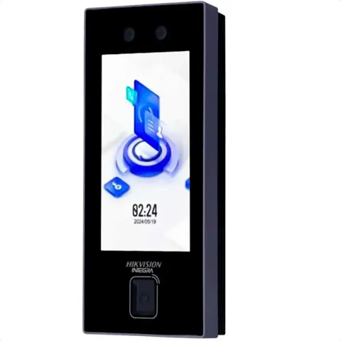 DS-K1T344MBWX-QRE1 Yüz Tanıma, Parmak İzi, Kart ve QR Kod Destekli Personel Devam Kontrol ve Geçiş Kontrol Terminali