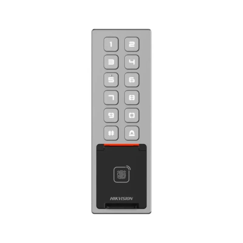 DS‑K1T805MBFWX bluetooth + Parmak İzi + Kart + PIN Erişim Kontrol Terminali