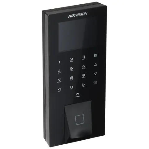 DS-K1T807MBFWX Parmak İzi + Kart + Şifre Access Kontrol Terminali