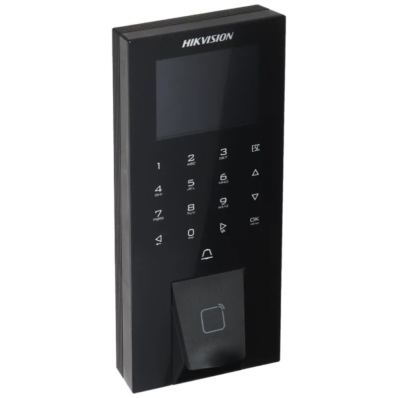 DS-K1T807MBFWX Parmak İzi + Kart + Şifre Access Kontrol Terminali