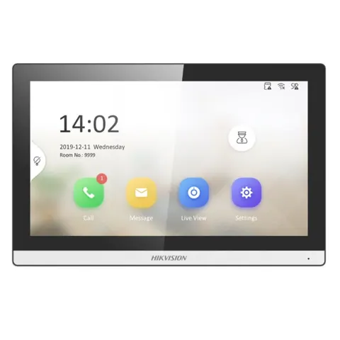 DS-KH6350-WTE1 7“ Dokunmatik İç Ortam İnterkom