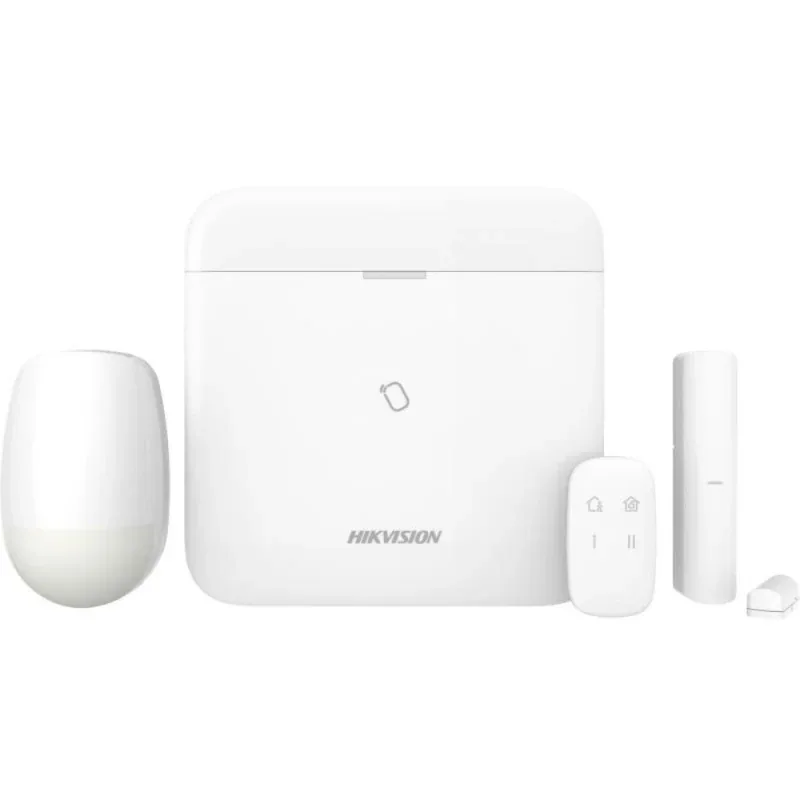 DS-PWA96-Kit-WE Kablosuz Alarm Seti (96 Bölge, PIR Dedektör, Manyetik Kontak ve Kumanda Dahil)